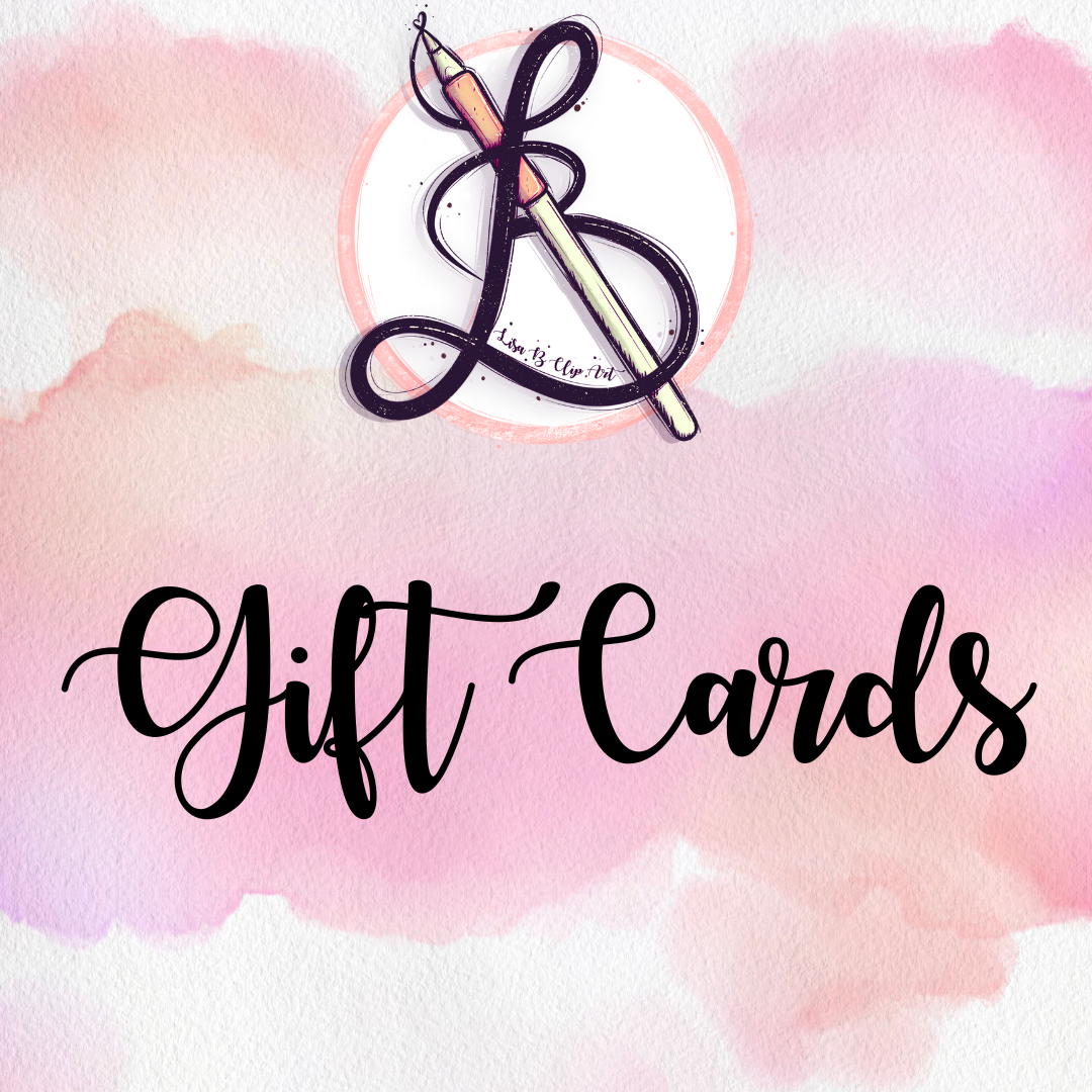 Lisa B Clipart Gift Cards